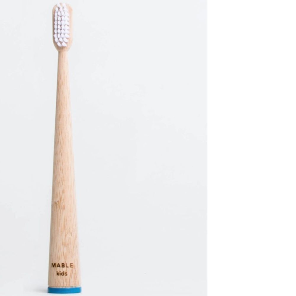 NIB Mable Bamboo Toothbrush (Blue)